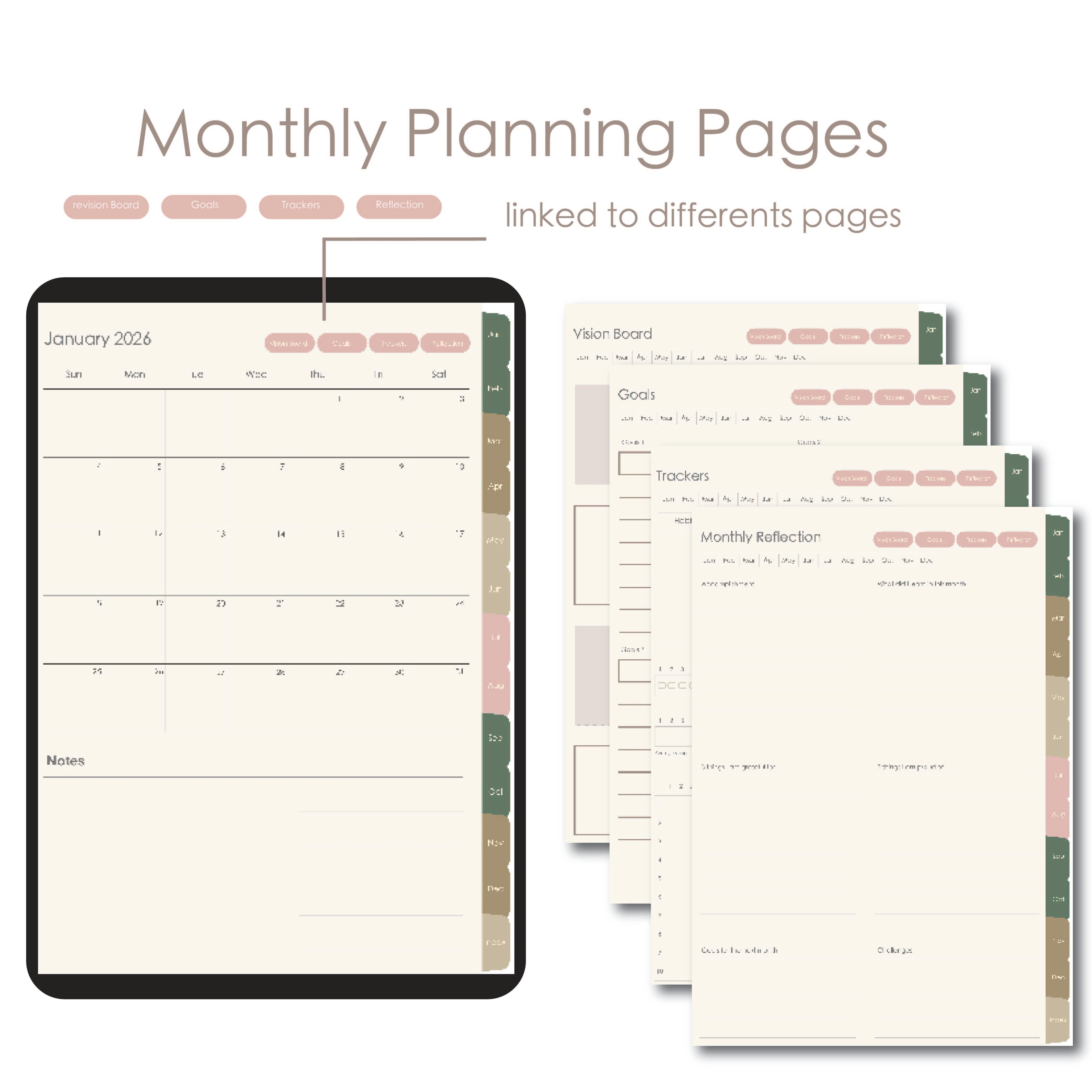 000 1 Daily Digital Planner with 200+ sticker